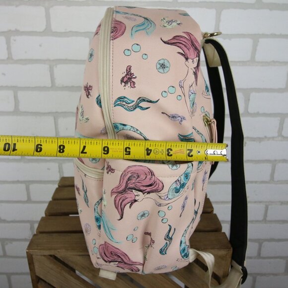 Petunia Pickle Bottom LITTLE MERMAID Disney Ariel Pink Backpack Diaper Bag ONLY - Picture 12 of 16